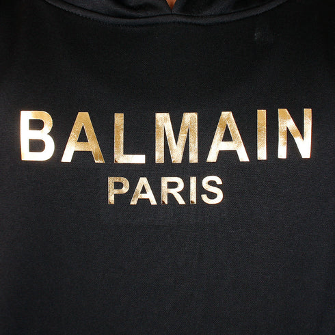Balmain Basic Black Hoodie